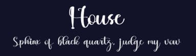 House by FreshtypeINK — Script Handwritten Font — thumbnail 2