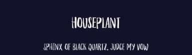Houseplant by Pizzadude — Script Handwritten Font — thumbnail 2