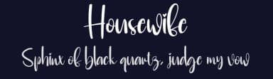 Housewife by Scratchones — Script Handwritten Font — thumbnail 2
