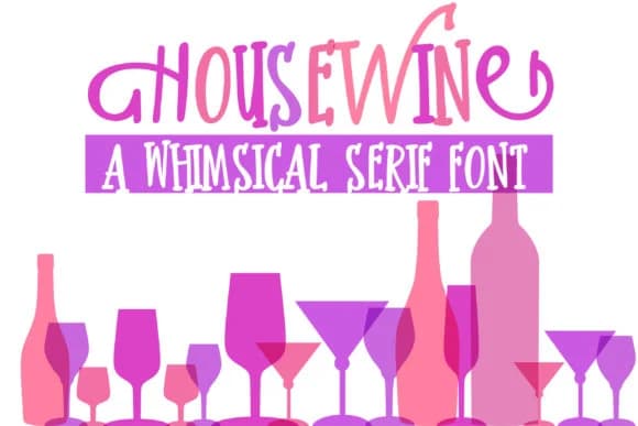Housewine Font by Illustration Ink — Script Handwritten Font