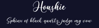 Houshie by Makashi — Script Handwritten Font — thumbnail 2