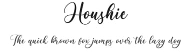Houshie by Makashi — Script Handwritten Font — thumbnail 1