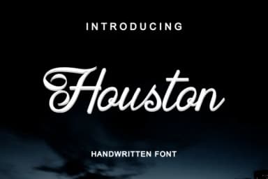Houston Font by leparte studio — Script Handwritten Font — thumbnail 1