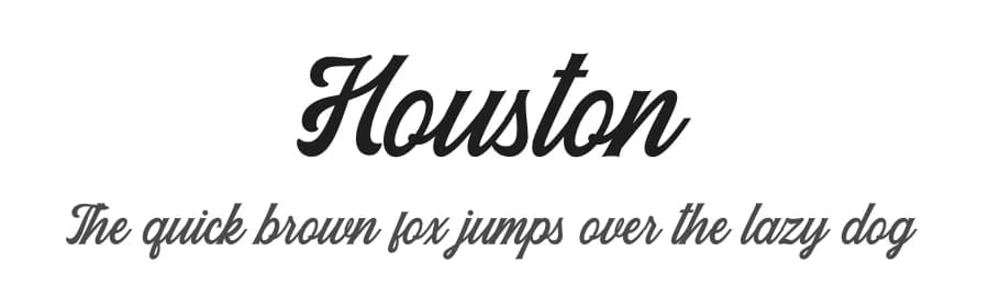 Houston by Pen Culture — Script Handwritten Font