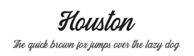 Houston by Pen Culture — Script Handwritten Font — thumbnail 1