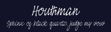 Houthman by ToniStudio — Script Handwritten Font — thumbnail 2
