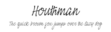 Houthman by ToniStudio — Script Handwritten Font — thumbnail 1