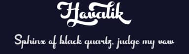 Hovalik by Yesie Erma Yunita — Script Handwritten Font — thumbnail 2