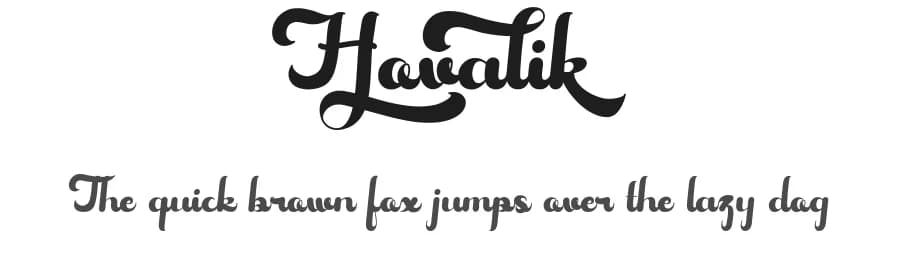Hovalik by Yesie Erma Yunita — Script Handwritten Font