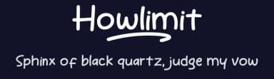 Howlimit by Khurasan — Script Handwritten Font — thumbnail 2
