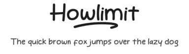 Howlimit by Khurasan — Script Handwritten Font — thumbnail 1