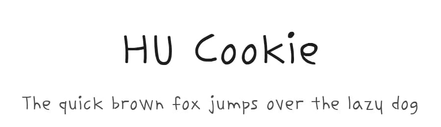 HU Cookie by Heumm Design — Script Handwritten Font