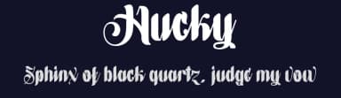 Hucky by Baliniz — Script Handwritten Font — thumbnail 2