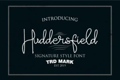 Huddersfield Font by Minimal Movement — Script Handwritten Font — thumbnail 1