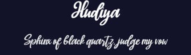 Hudiya by Asd Studio — Script Handwritten Font — thumbnail 2