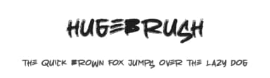Hugebrush by selawetype — Script Handwritten Font — thumbnail 1