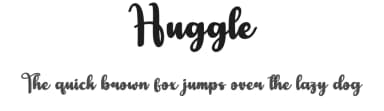 Huggle by Scratchones — Script Handwritten Font — thumbnail 1