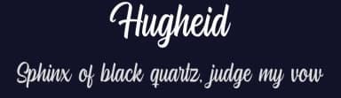 Hugheid by Hendra Pratama — Script Handwritten Font — thumbnail 2