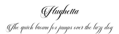 Hughetta by Has Rizal — Script Handwritten Font — thumbnail 1