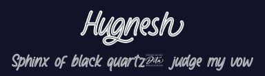 Hugnesh by Ditatype — Script Handwritten Font — thumbnail 2