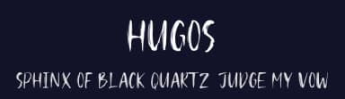 Hugos by Sronstudio — Script Handwritten Font — thumbnail 2
