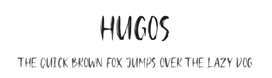 Hugos by Sronstudio — Script Handwritten Font