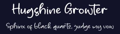 Hugshine Growter by Perspectype Studio - Letterena.com — Script Handwritten Font — thumbnail 2