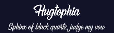 Hugtophia by Maculinc — Script Handwritten Font — thumbnail 2