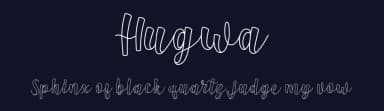 Hugwa by Nico Muslib — Script Handwritten Font — thumbnail 2