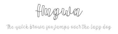 Hugwa by Nico Muslib — Script Handwritten Font — thumbnail 1