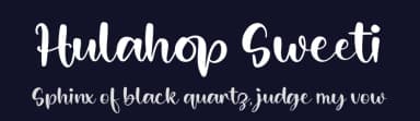 Hulahop Sweeti by Integritype Studio — Script Handwritten Font — thumbnail 2