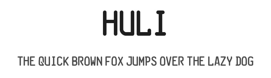 HuLi by Andris Csanyi — Sans Serif Font