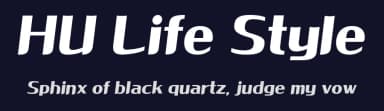 HU Life Style by Heumm Design — Sans Serif Font — thumbnail 2