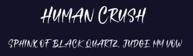 Human Crush by Maulana Creative — Script Handwritten Font — thumbnail 2