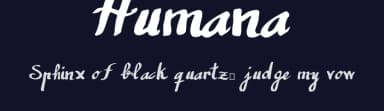 Humana by Manuel Ramos — Script Handwritten Font — thumbnail 2