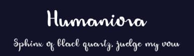 Humaniora by Enway — Script Handwritten Font — thumbnail 2