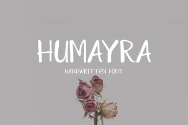 Humayra Font by zuzulgo studio — Script Handwritten Font — thumbnail 1