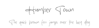 Humber Town by MJType — Script Handwritten Font — thumbnail 1