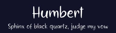 Humbert by Aisyah — Script Handwritten Font — thumbnail 2