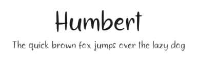 Humbert by Aisyah — Script Handwritten Font — thumbnail 1