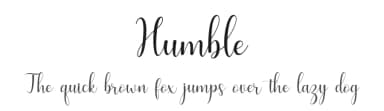 Humble by Amarlettering - Takiy — Script Handwritten Font — thumbnail 1