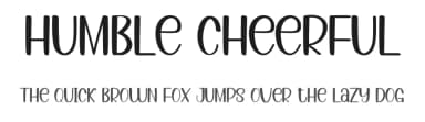 Humble Cheerful by FreshtypeINK — Script Handwritten Font — thumbnail 1