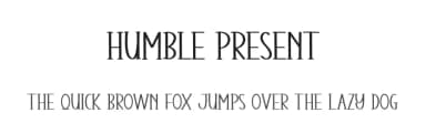 Humble Present by Andi Moz — Script Handwritten Font — thumbnail 1