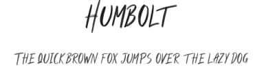 Humbolt by Creatype Studio — Script Handwritten Font — thumbnail 1