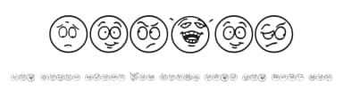 Humeur by ClaudeP — Dingbats Font — thumbnail 1