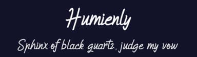 Humienly by Java Pep — Script Handwritten Font — thumbnail 2