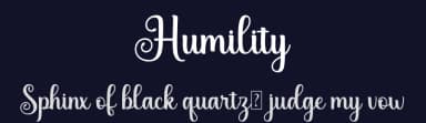 Humility by Manjali Studio — Script Handwritten Font — thumbnail 2