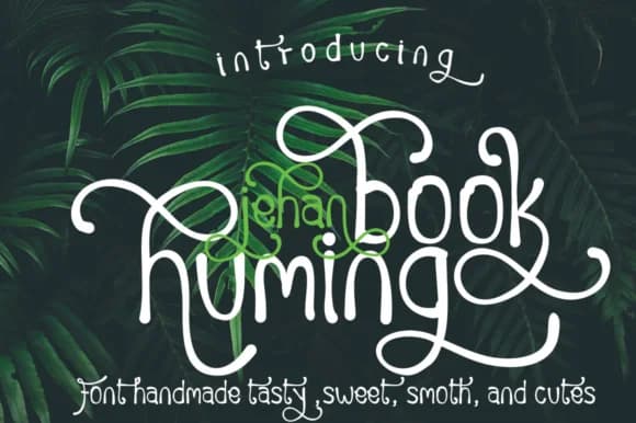Huming Book Font by jehansyah251 — Script Handwritten Font