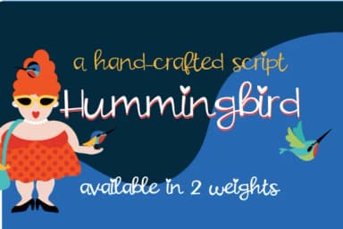 Hummingbird Font by Illustration Ink — Script Handwritten Font — thumbnail 1