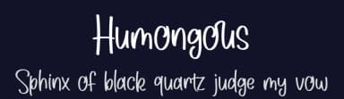 Humongous by Toko Laris Djaja — Script Handwritten Font — thumbnail 2